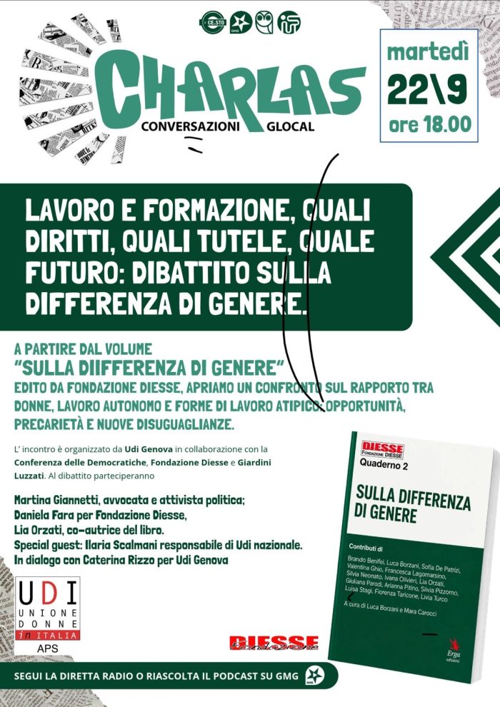 Lavoro e formazione, quali diritti, quali tutele, quale futuro: dibattito sulla differenza di genere.